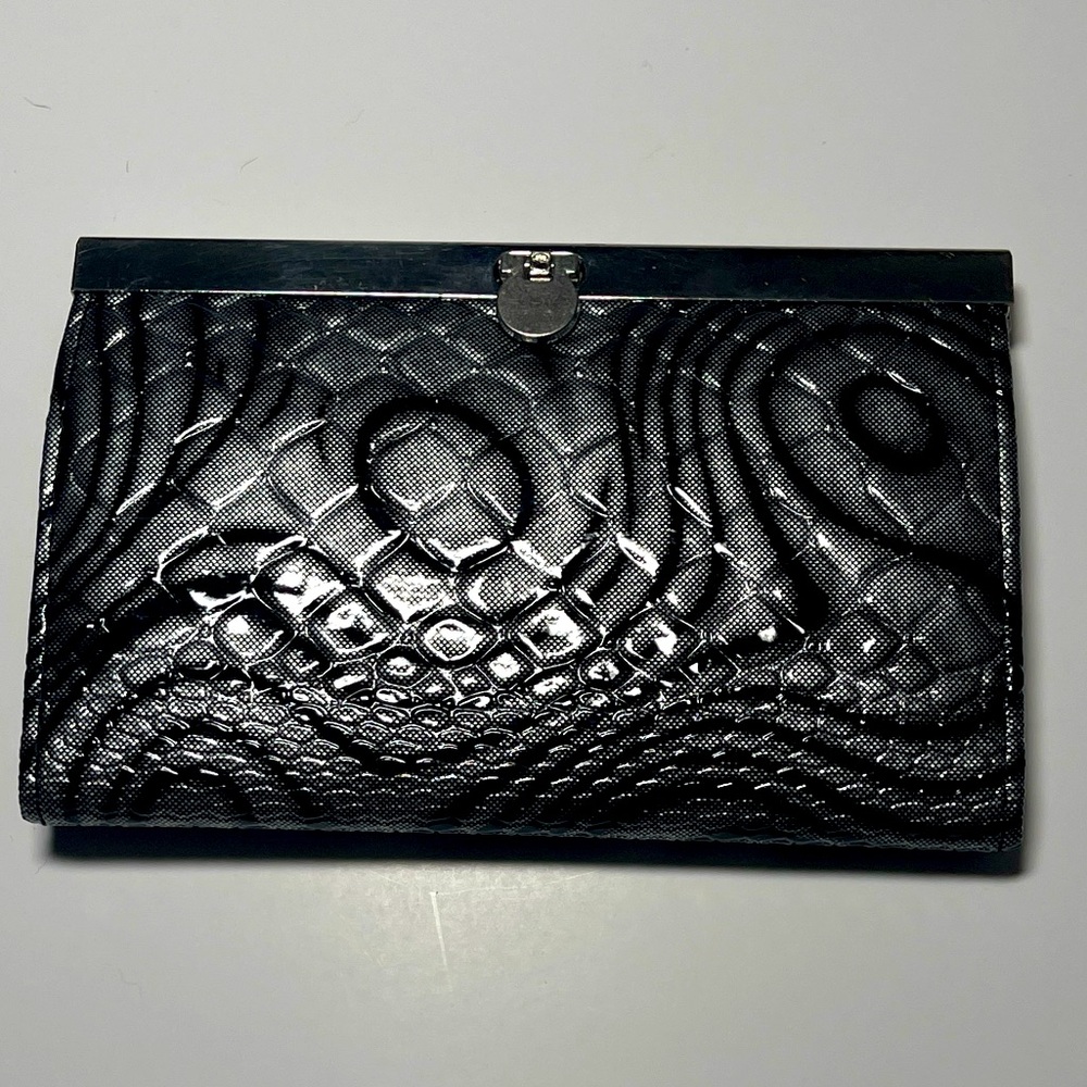 Elegant Black Clutch Wallet